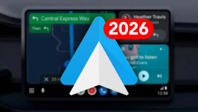 Pantalla de Android Auto mostrando un documento PDF