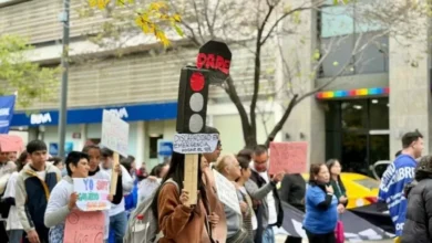 Manifestación en la Plaza San Martín por los derechos de las personas con discapacidad