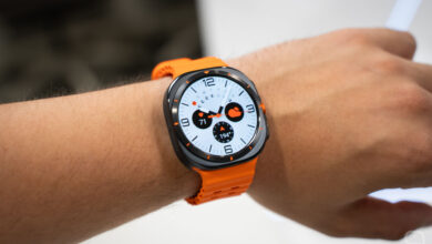 Imagen del Galaxy Watch Ultra 2 en acción