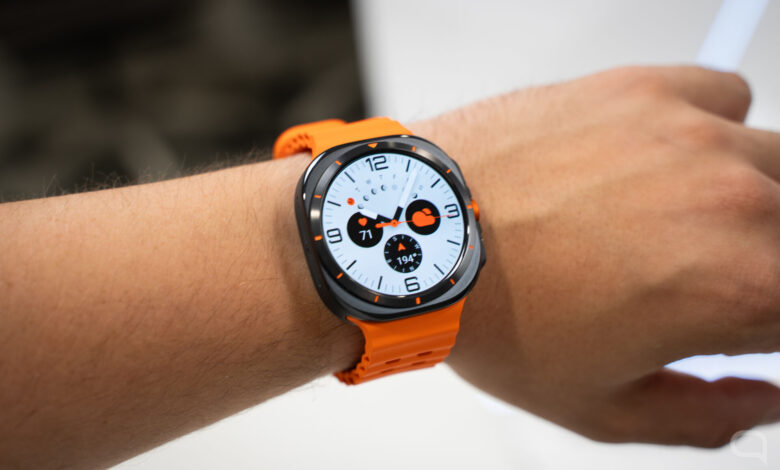 Imagen del Galaxy Watch Ultra 2 en acción