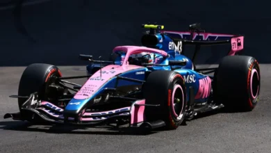 Franco Colapinto en el podio del Gran Premio de Barcelona