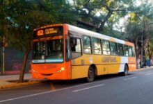 Imagen de un colectivo en la ciudad de Córdoba