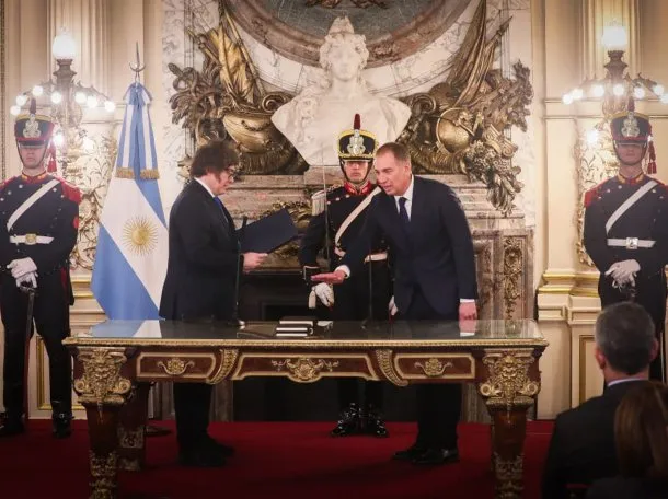 Diego Santilli jura como jefe de Gabinete