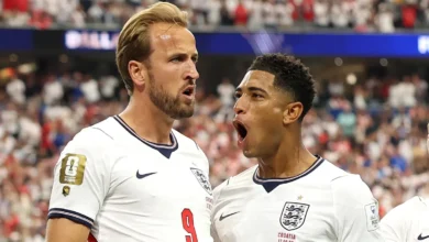 Harry Kane celebrando un gol en el Mundial 2026