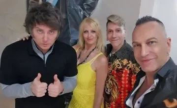 Roberto Piazza en un evento de moda