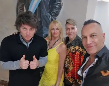 Roberto Piazza en un evento de moda