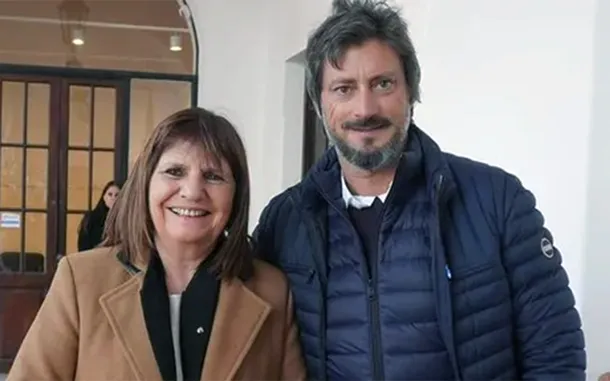 Martín Matzkin y Patricia Bullrich en una reunión política