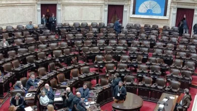 Sesión en la Cámara de Diputados