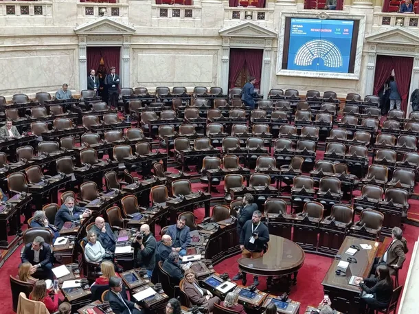 Sesión en la Cámara de Diputados