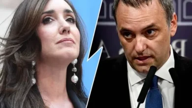 Villarruel y Adorni en el Congreso