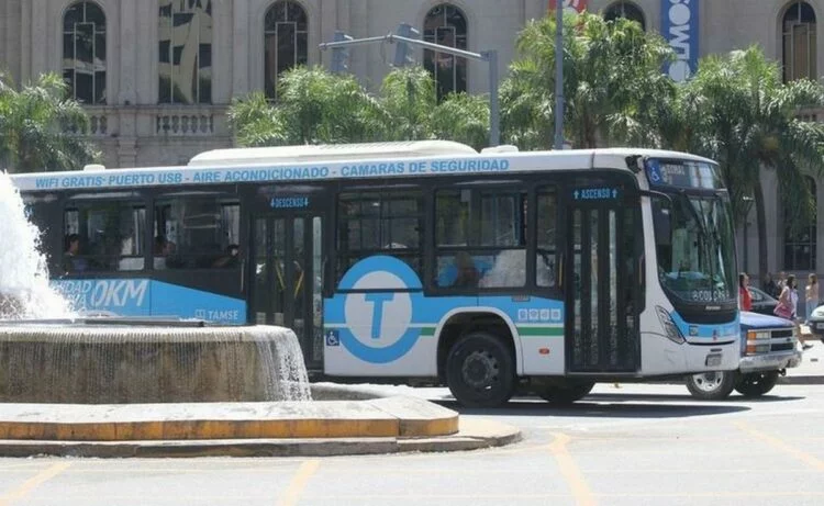 Imagen de un boleto de transporte urbano en Córdoba