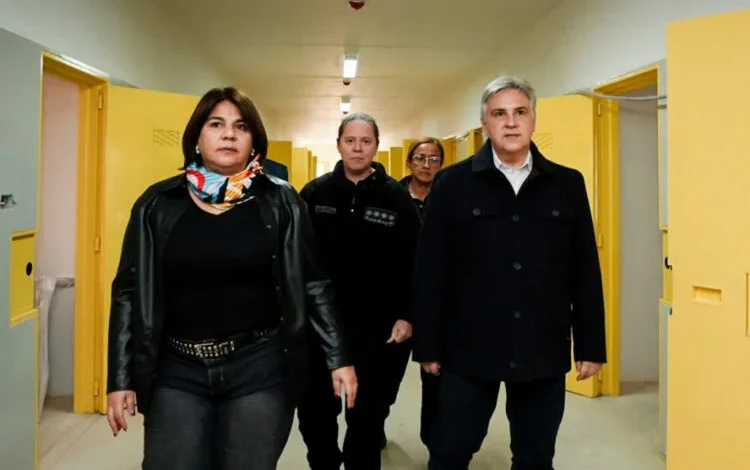Imagen de la construcción del Centro Penitenciario de Máxima Seguridad en Bouwer, Córdoba