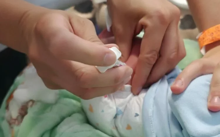 Niños vacunados contra el Virus Sincicial Respiratorio