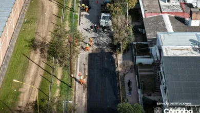 Obras de bacheo y repavimentación en la ciudad de Córdoba