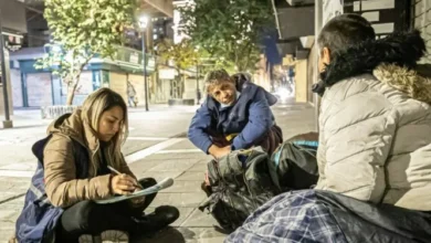 Persona en situación de calle en Córdoba, Argentina