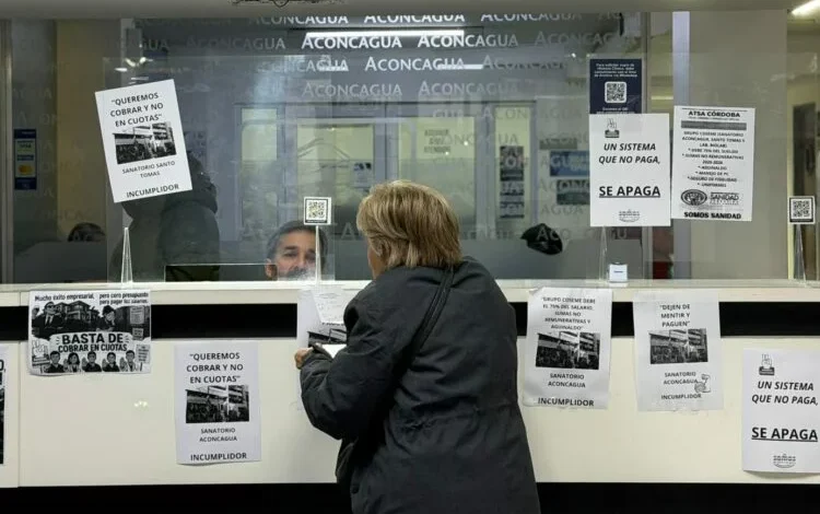 Trabajadores de clínicas privadas de Córdoba en paro por salarios adeudados