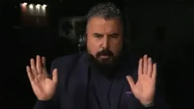 Álvaro Morales, periodista de ESPN, durante una transmisión