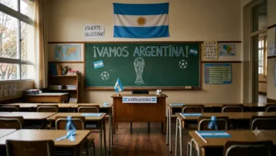 Imagen de la Selección Argentina celebrando un gol