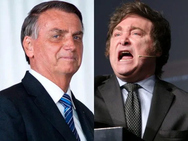 Javier Milei y Jair Bolsonaro
