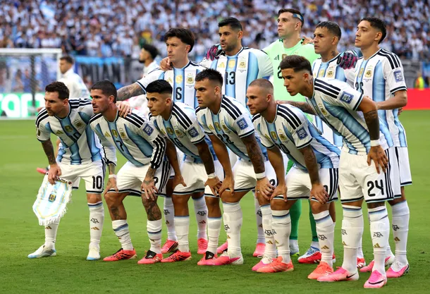 La Selección Argentina en entrenamiento para el Mundial 2026