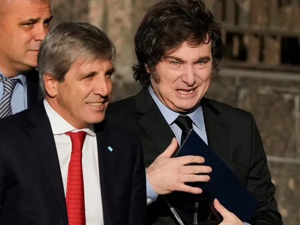 Presidente Javier Milei y ministro de Economía Luis Caputo presentan medidas para transformar la política fiscal y financiera del país