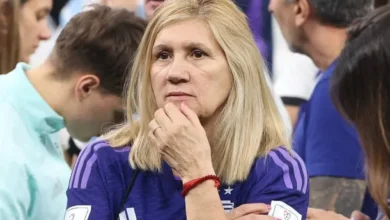 Imagen de Celia Messi expresando su apoyo a la Selección Argentina