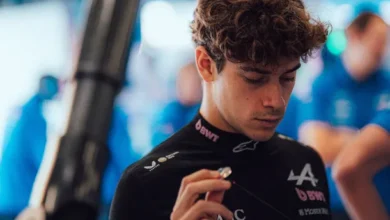 Franco Colapinto en el circuito de Hungaroring