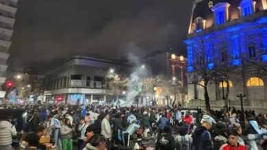 Manifestación de duelo en San Francisco por el joven asesinado durante los festejos