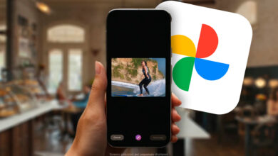 Google Fotos sin reflejo
