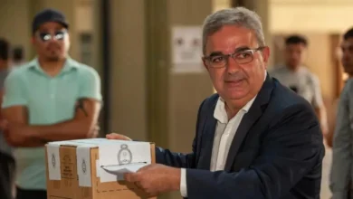 Raúl Jalil durante una conferencia de prensa