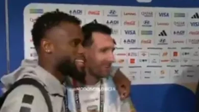 Messi posa para fotos con jugadores de Cabo Verde