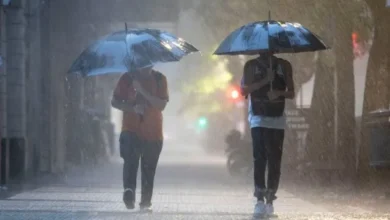Lluvia en el Área Metropolitana de Buenos Aires