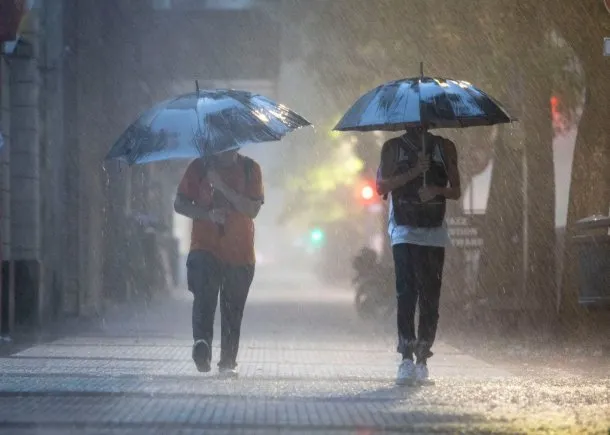 Lluvia en el Área Metropolitana de Buenos Aires