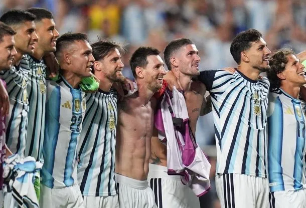 Lionel Messi con la Selección Argentina