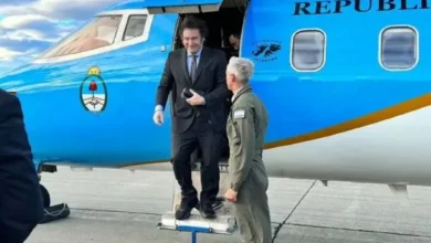 Javier Milei en una reunión con líderes sudamericanos