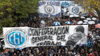 Imágenes de protestas y marchas en la ciudad