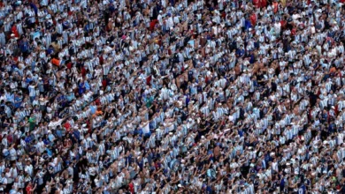 Imagen de la Selección Argentina y la de Inglaterra en el Mundial 2026