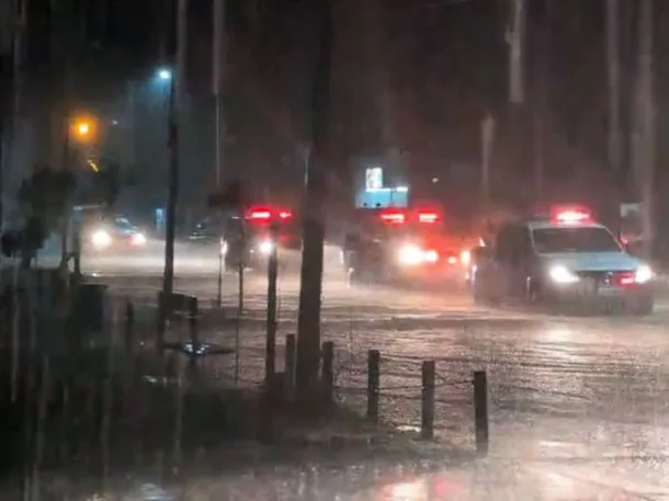 Imagen de tormentas y lluvias en el Área Metropolitana de Buenos Aires
