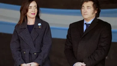 Milei y Villarruel en la Casa Histórica de Tucumán durante la celebración del Día de la Independencia