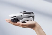 Drones con sensores LiDAR en vuelo