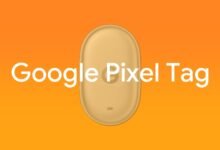Imagen del Pixel Tag de Google, mostrando su diseño oblongo y el isotipo de Google