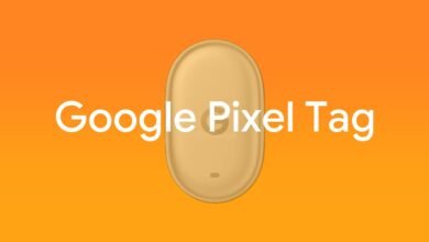 Imagen del Pixel Tag de Google, mostrando su diseño oblongo y el isotipo de Google