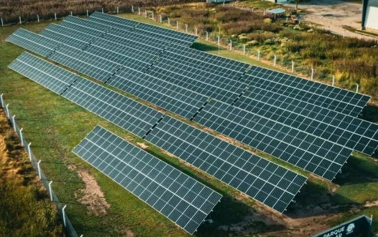 Paneles solares instalados en la cooperativa de Oncativo, muestra del liderazgo de Córdoba en generación distribuida