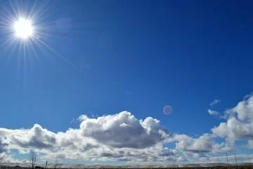 Cielo despejado sobre la ciudad de Córdoba el domingo 30 de agosto