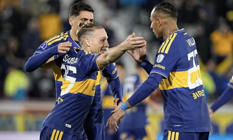 Boca vs Recoleta en la Copa Sudamericana