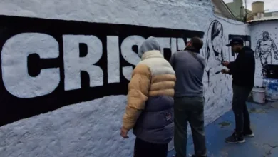 Pintadas pro-Cristina en Lanús