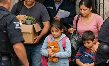 Familias argentinas luchando contra la mora