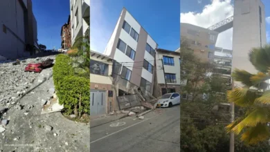 Daños causados por el terremoto en Colombia