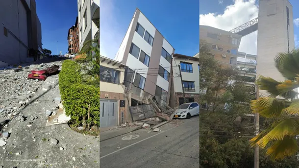 Daños causados por el terremoto en Colombia