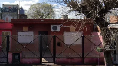 Imágenes de la policía y la fiscalía en el lugar del crimen en Rafael Calzada
